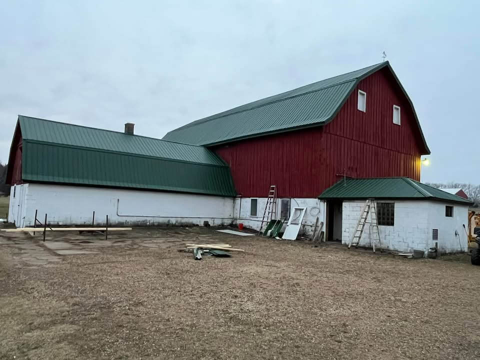 Green Metal Roof Upgrade
